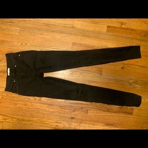 Madewell high waisted gray/black jeans